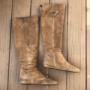 Tahari | Women's Tan Suede Shaw Boot